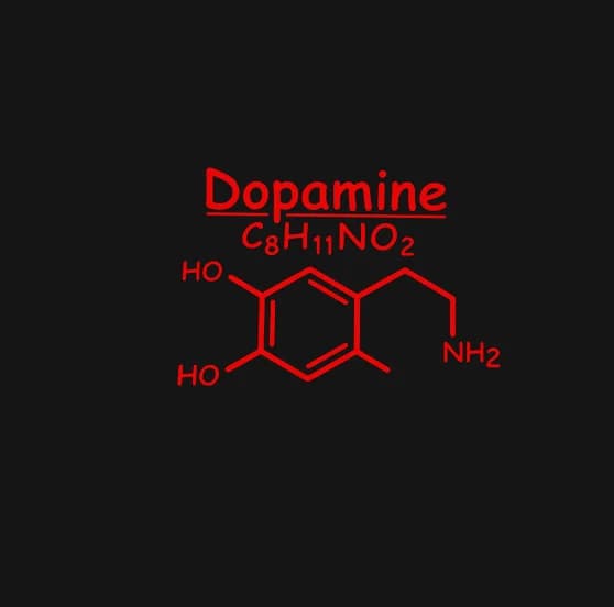 1PC Dopamine Molecule Structure Waterproof Self-adhesive Vinyl Sticker for Car Motorcycle Bike Helmet Laptop Decor
