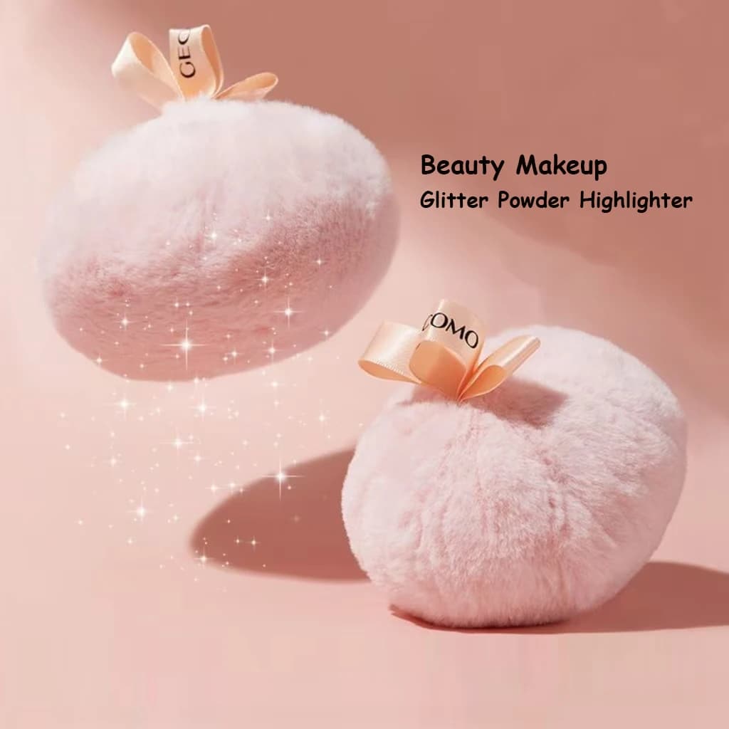 Trucco di bellezza Evidenziatore in polvere glitter Trucco da donna Fard per il viso Cosmetici Contorno adatto per viso e corpo