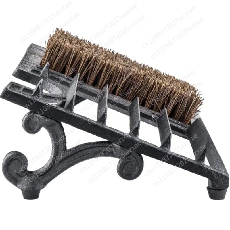 Spazzola per scarpe in ghisa, lucidatrice per scarpe, utensili, tappetino per ingresso, tappetino per piedi, raschietto per la suola per la rimozione della fango