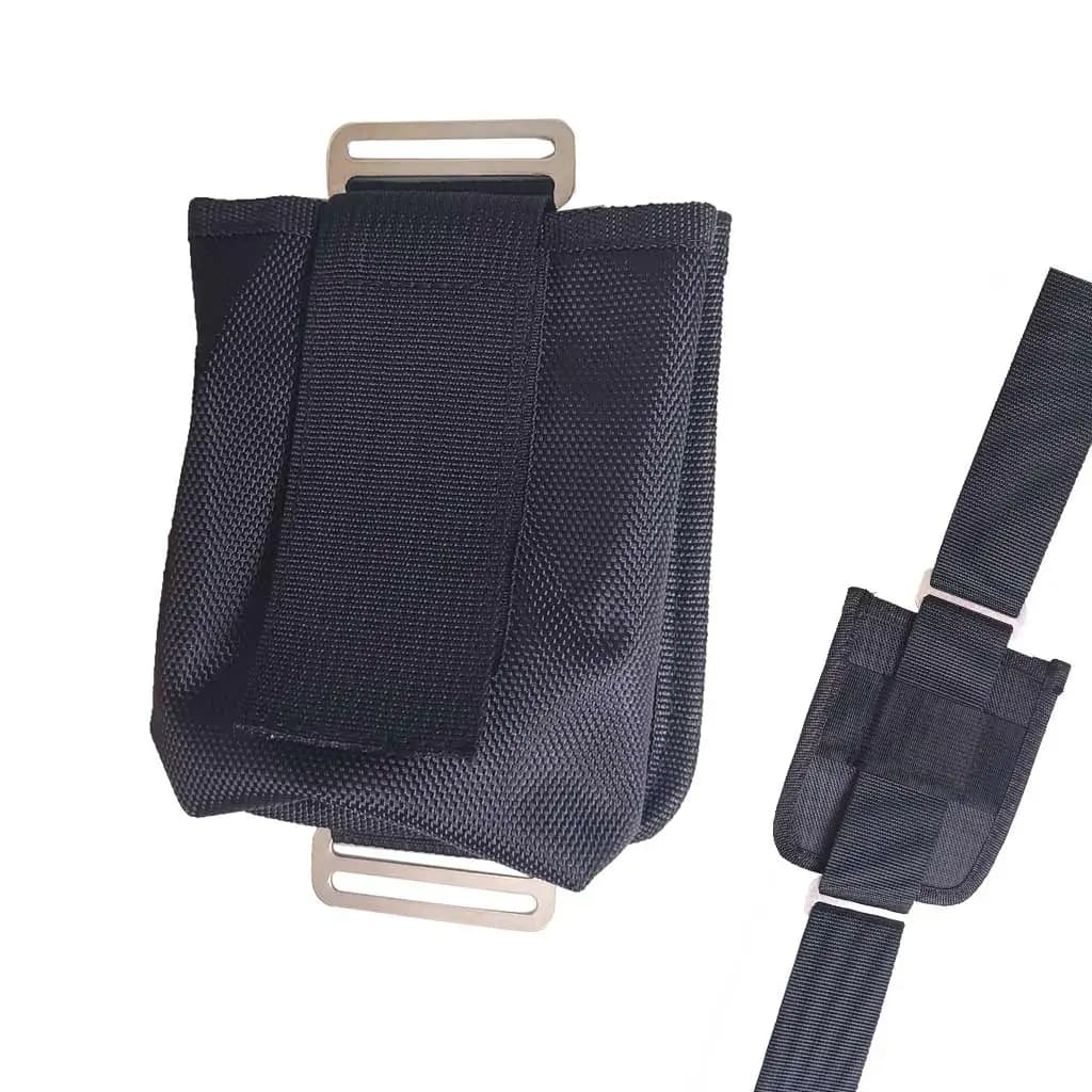 1.5KG Scuba Diving Sidemount Trim Weight Pocket Sidemount Diving Harness Shoulder Waist Straps Mounting Pocket