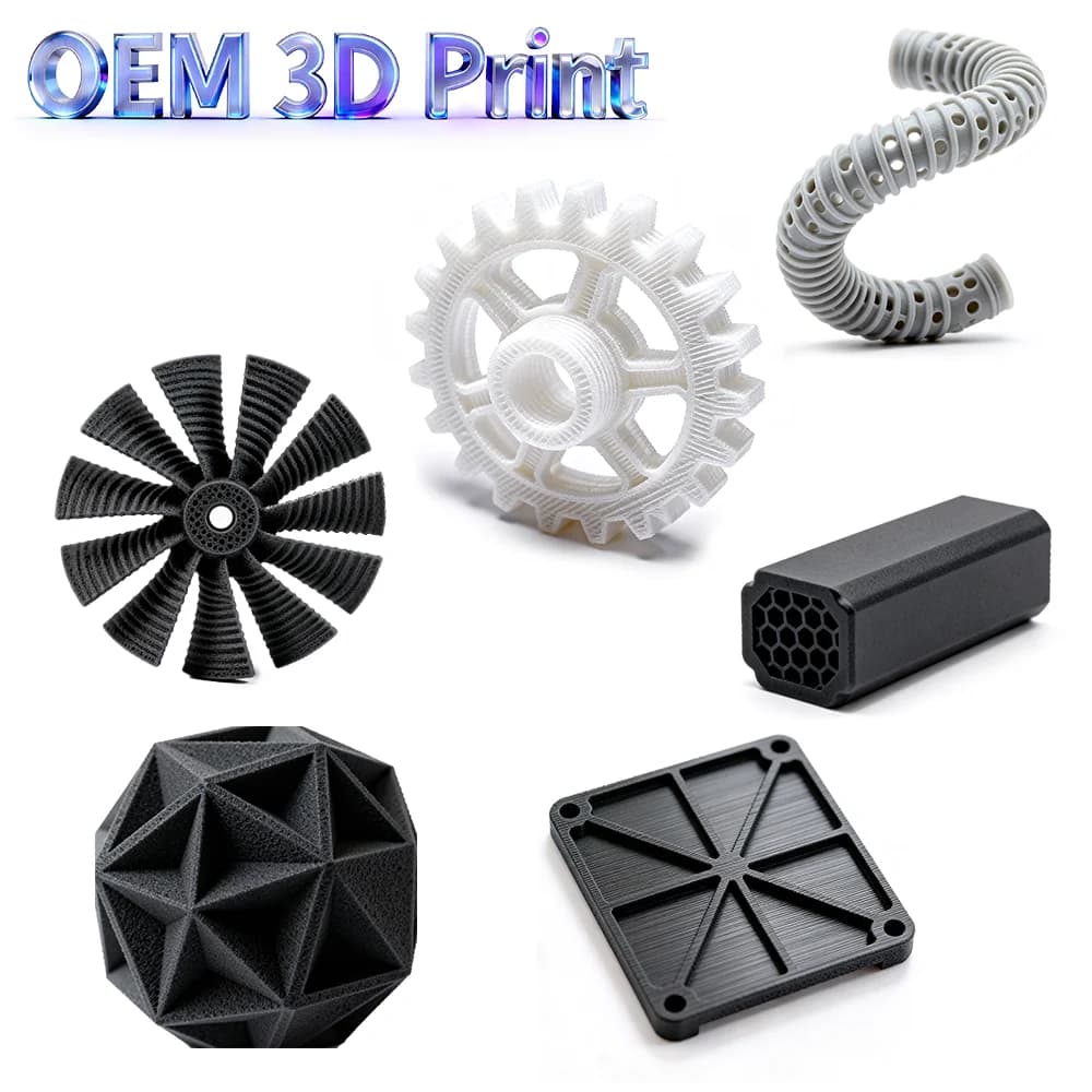 Customized 3D Printing Nylon FDM 3D Printing Services Plastic Stingable Wear Resistant Prototyping Fast 3D Printing Miniature Printer