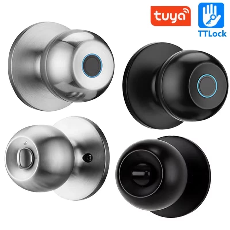 Tuya Serratura Smart Fingerprint Key Sblocca serrature elettroniche digitali Bluetooth APP telecomando per la camera da letto di casa