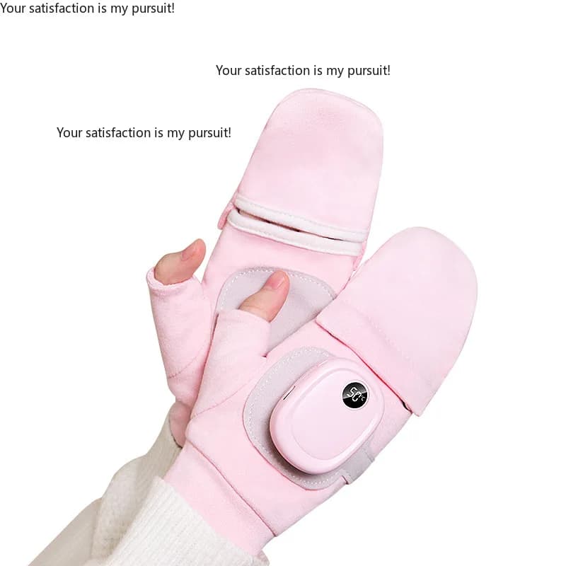 Graphene Heating Cycling Gloves Rechargeable Thermal Hand Warmers For Motorcycle Men Women Winter
