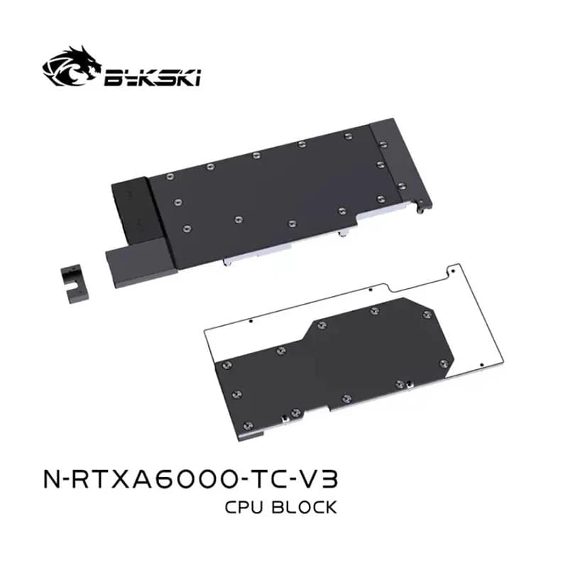 Bykski Blocco GPU per Leadtek RTXA6000 Tesla A40 48G Backplane Scheda Video di Raffreddamento Ad Acqua/Radiatore In Rame N-RTXA6000-TC-V3