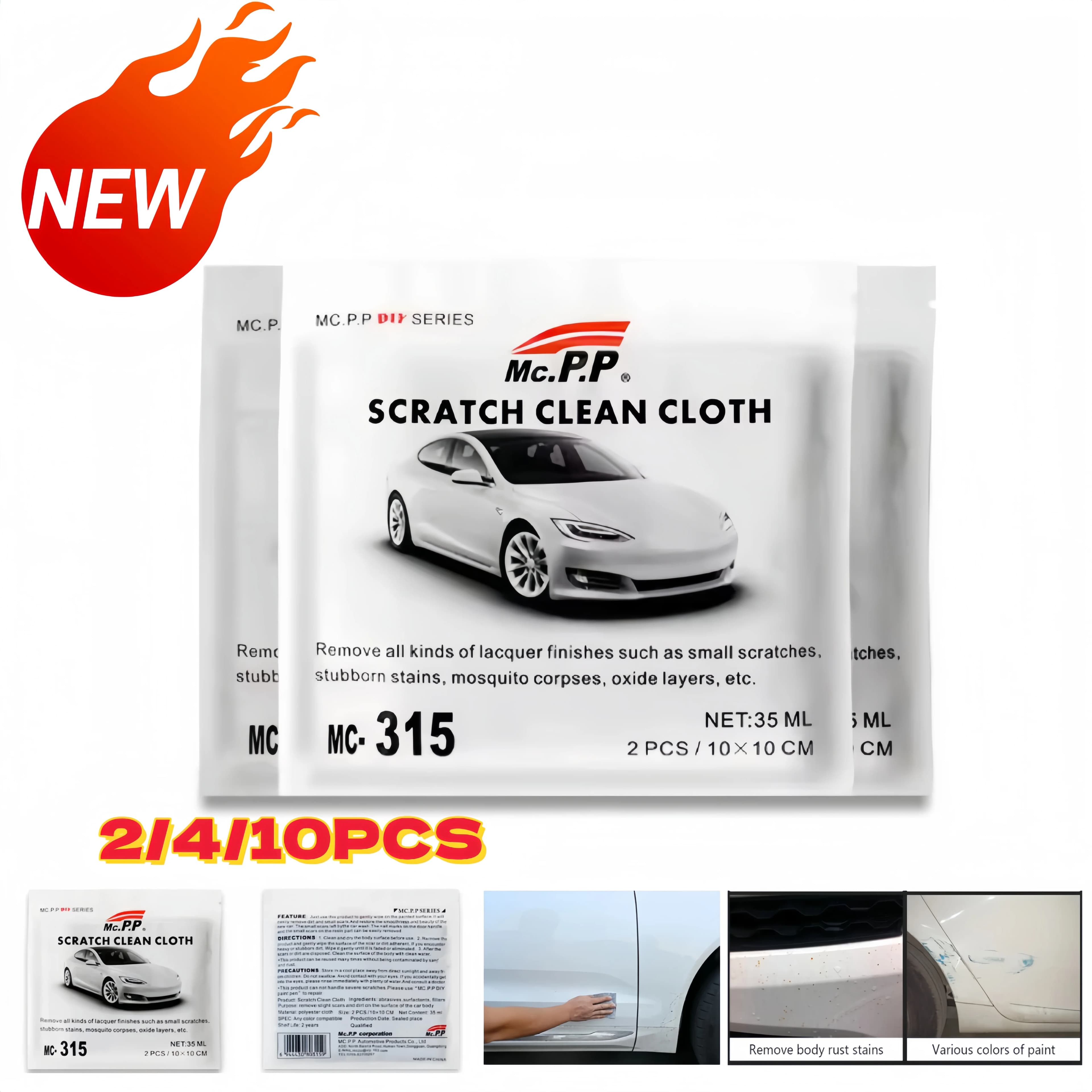 Upgraded Nano Magic Car Scratch Remover Cloth Multipurpose Scratch Repair Cloth for Car Paint Scratch Repair