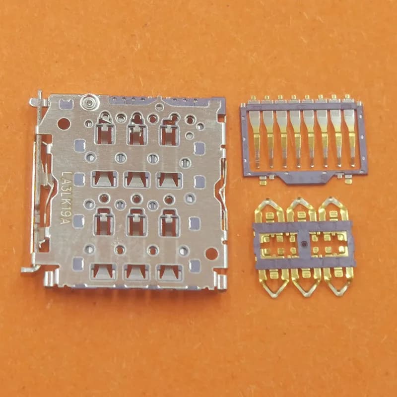 2-10Set Vassoio Sim Slot Scheda Adattatore Presa Lettore Spina Connettore Per Samsung Galaxy A35 A356 A55 A556 A15 A155 A156 M35 M356 5G