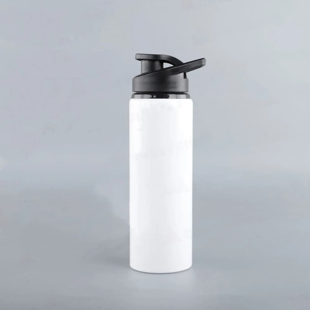 2 pz/lotto 750ml sublimazione bottiglia di acqua sportiva in alluminio spazi vuoti con bocca grande per bici campeggio escursionismo viaggi arrampicata