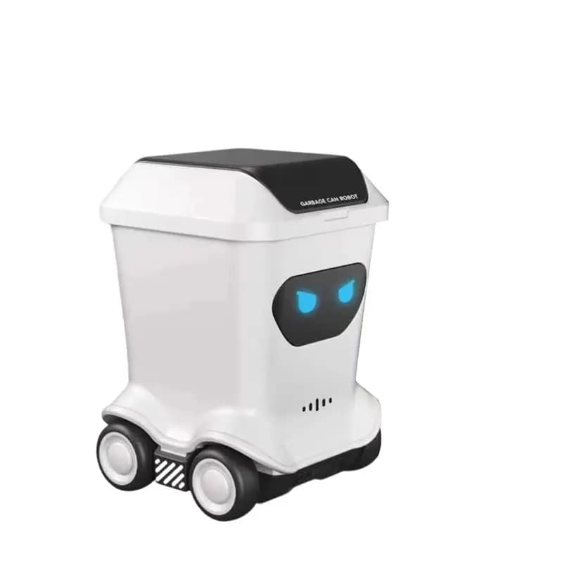 Best-Mini Desktop Remote Control Car With Garbage Can Set, Trendy Table Ornament Setup Remote Control Trash Can Included