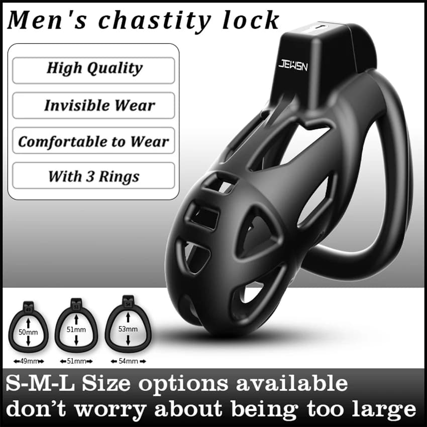 Adult Toys Male Chastity Sand Discreet Sissy Femboy Cage Device for Chastity Cock Rings for Male Penis with 3 Size Supplies for Sexual Toys