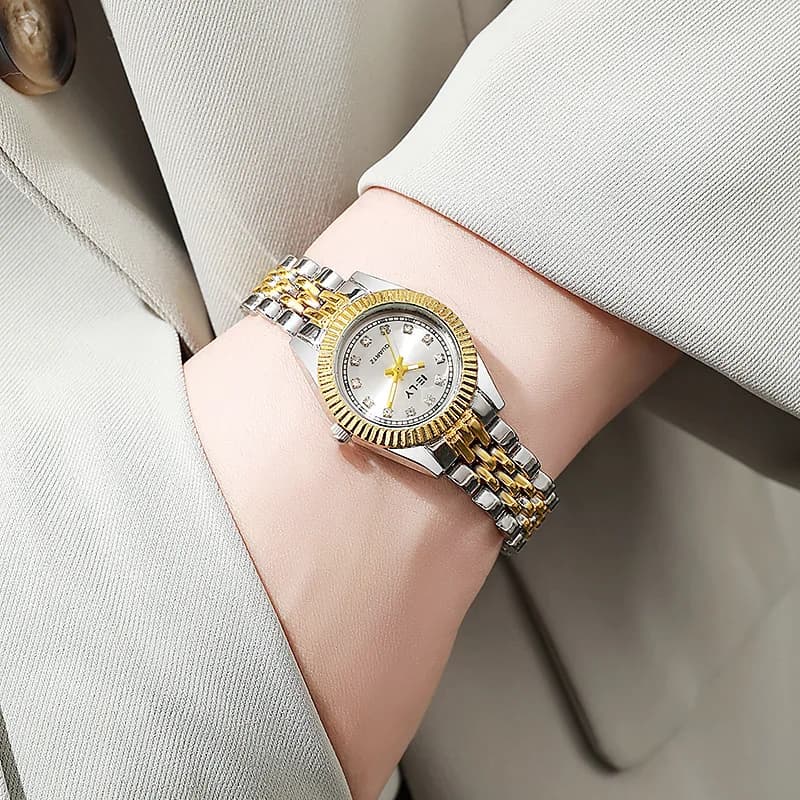 Orologi da donna di marca Orologio al quarzo con cinturino in acciaio inossidabile di lusso Dropshipping Orologi da polso regalo per ragazza da donna di lusso Dropshipping