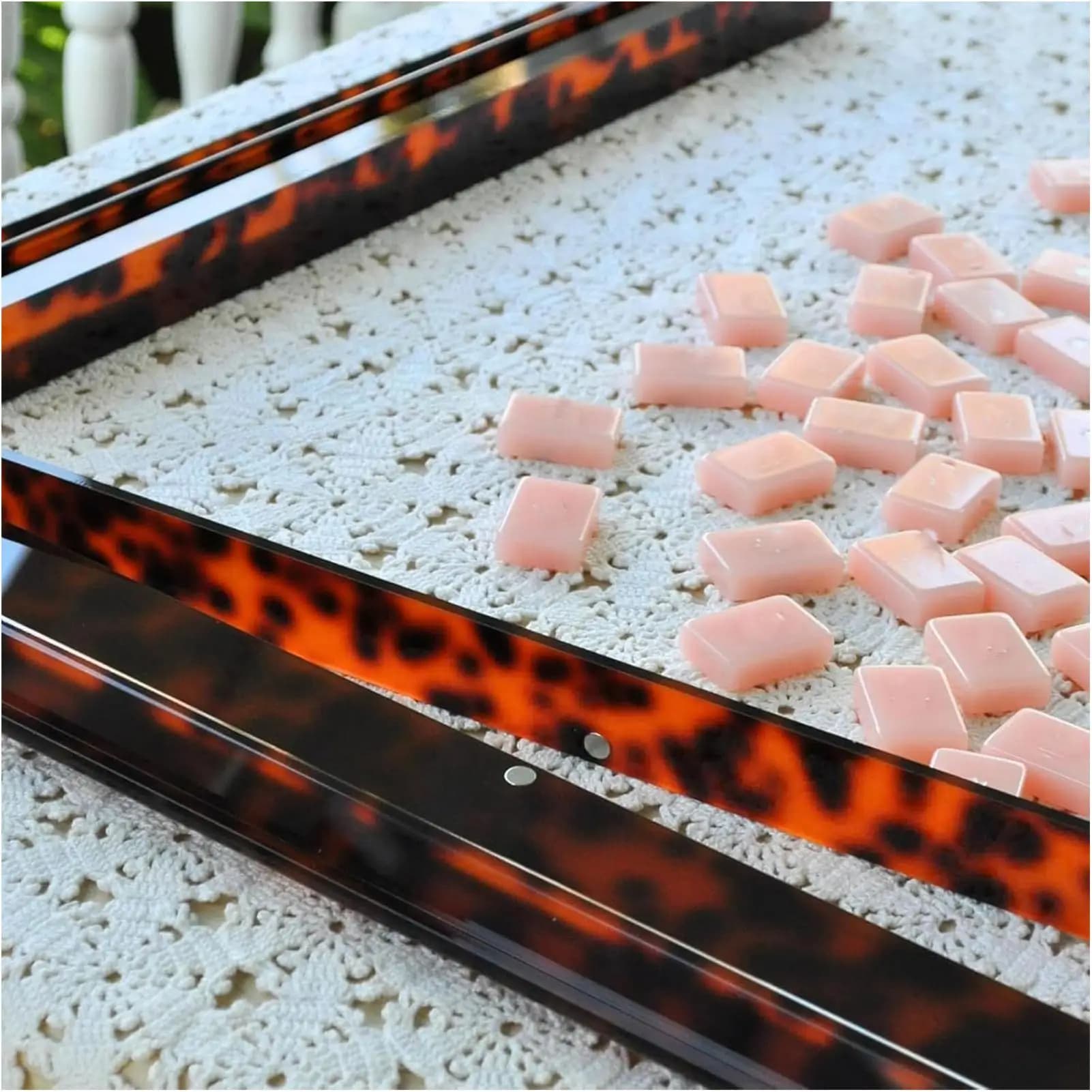 Supporti per Mahjong Portatili Magnetici Antiscivolo con Spingitori Combo per Uomini Donne Ragazzi Ragazze Giovani Adolescenti Mariti Figli