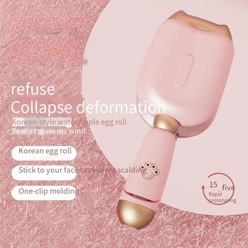 New Cat Claw Egg Roll Head ferro arricciacapelli 32mm Water Ripple Splint artefatto Egg Roll Rod Student Perm 220V