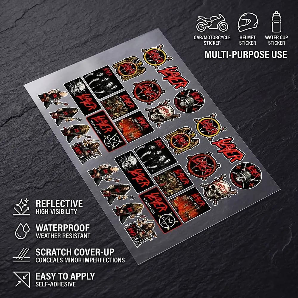 S-layer All Purpose Reflective Waterproof Scratch Blocker Decal Car Bike Helmet Cup Refrigerator Decorative Stickers