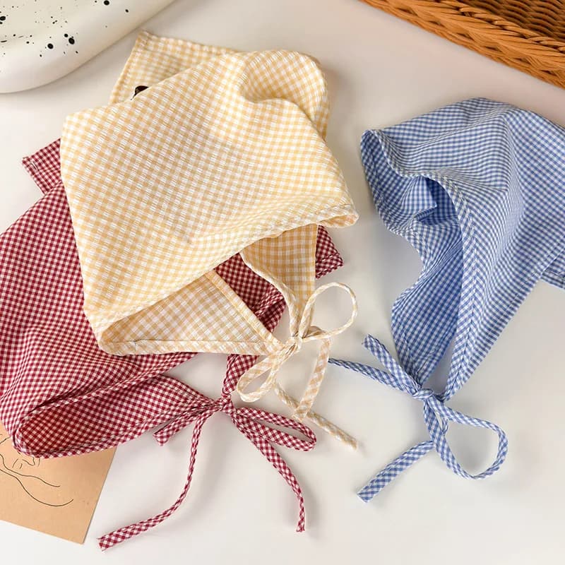 New Style Pastoral Hairband, Women's Triangular Band, Hair Scarves, Fashion Accessories Spring Summer for Girls, Hair Decoration