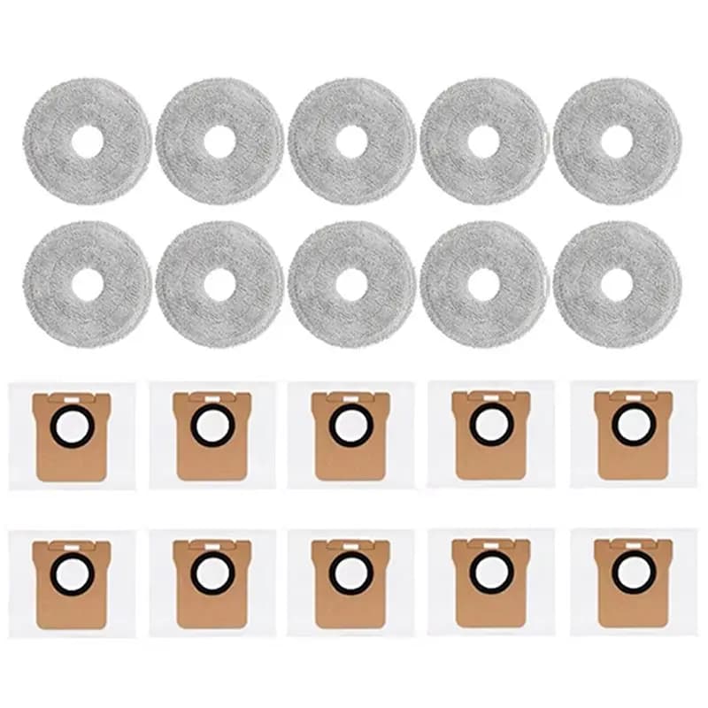 Y59A Dust Bags Compatible For Robot Vacuum(X20 Max/D109GL/X20pro) For Mijia M30 M30S M40 Mop Cloth Parts