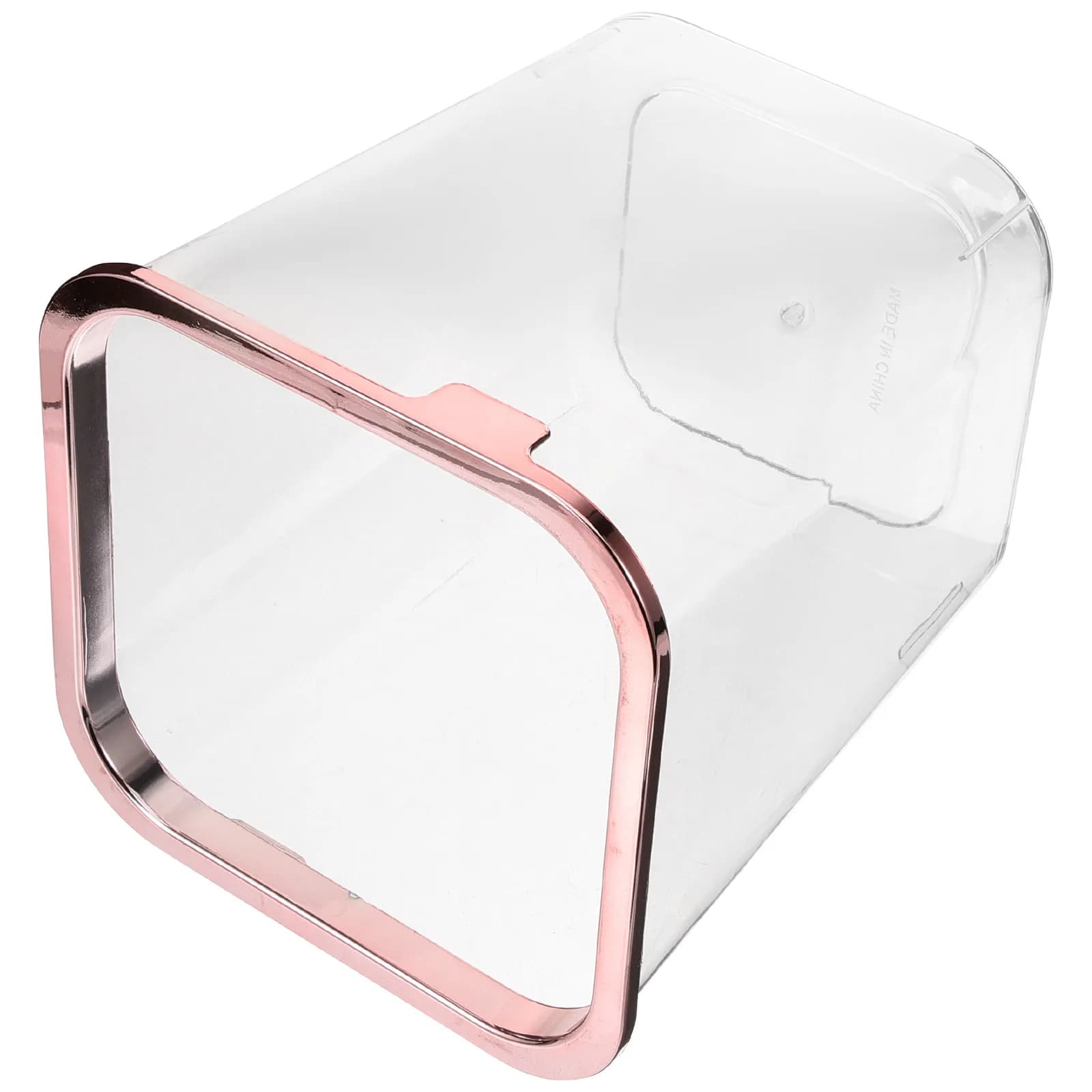 Elegante Cestino Trasparente Moderno e Minimalista per Cucina, Camera da Letto, Ufficio, Bagno - Contenitore per Rifiuti Trasparente per Arredamento Casa