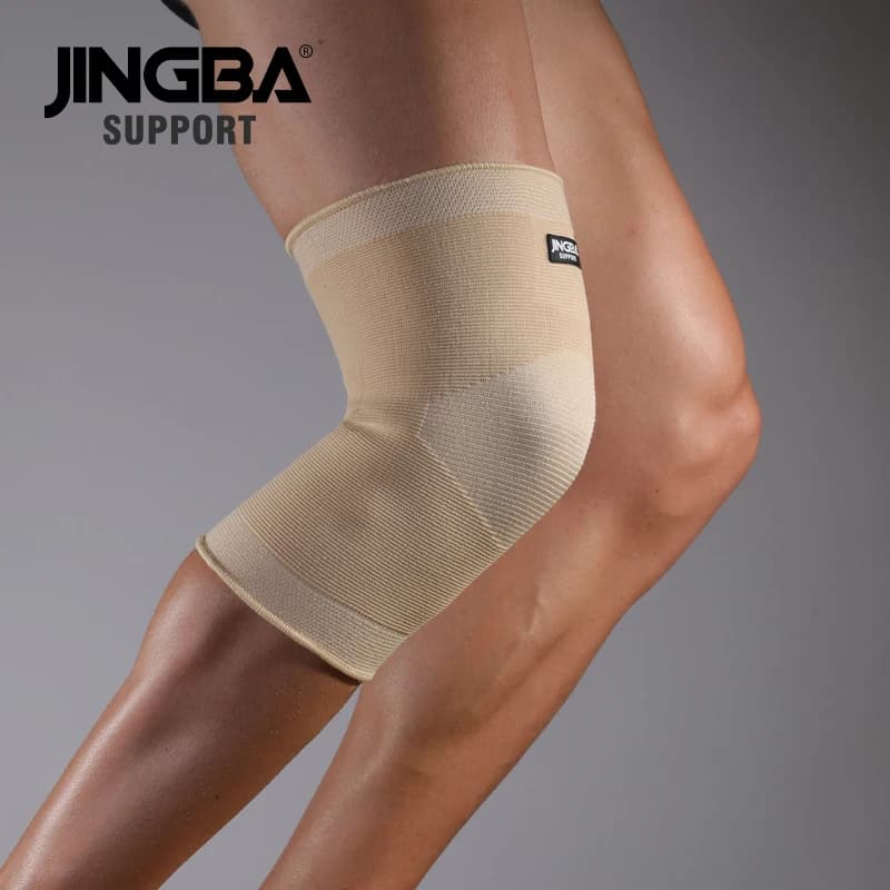 SUPPORT JINGBA Basketball Sports Knee Brace Support Elastic Nylon Knee Guard Rhollera Deportiva
