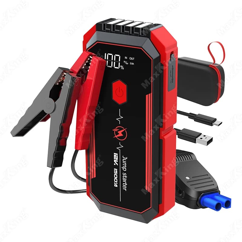 Caricatore di emergenza portatile per avviamento di emergenza per auto, batteria agli ioni di litio da 20000 mAh