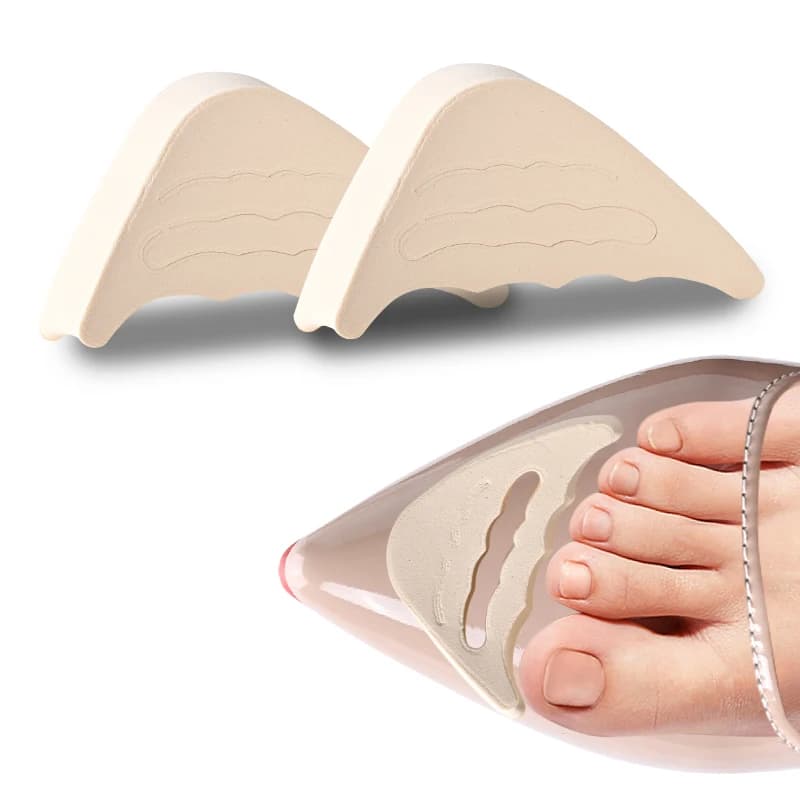 Inserti per punta del piede da donna per tacchi alti, solette ammortizzanti per alleviare il dolore, protezione e riempitivo anteriore per scarpe grandi, regolazione