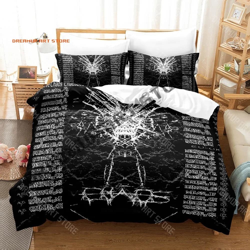2026 3D Print Ken Carson Bedding Set Single Twin Full Queen King Size Bed Set Adult Kid Bedroom Duvetcover Sets Anime Bed Sheet
