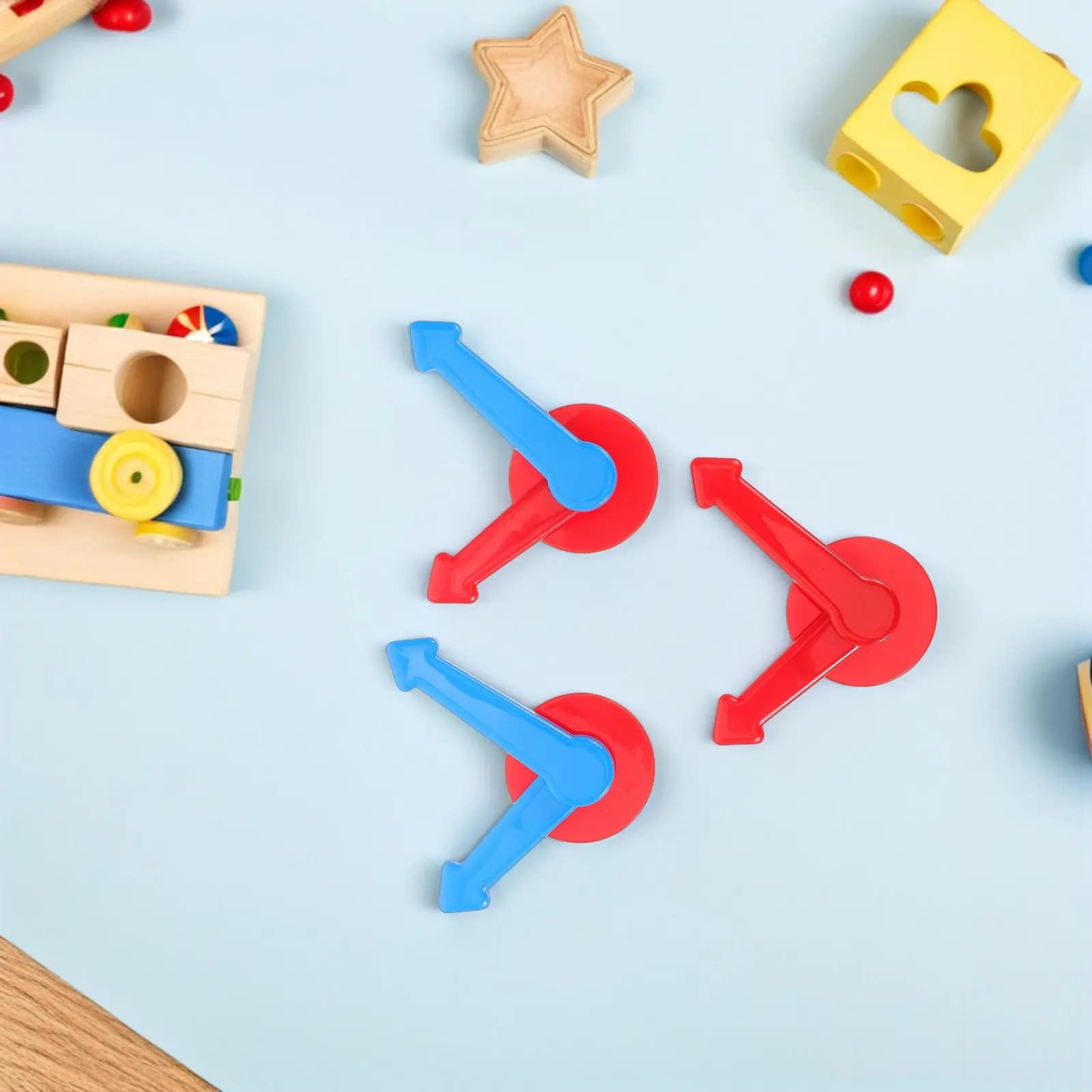 9Pcs Engaging Board Arrow Pointer Toddler Montessori Toys Gaming Tool Tabletop Game Party Essentials