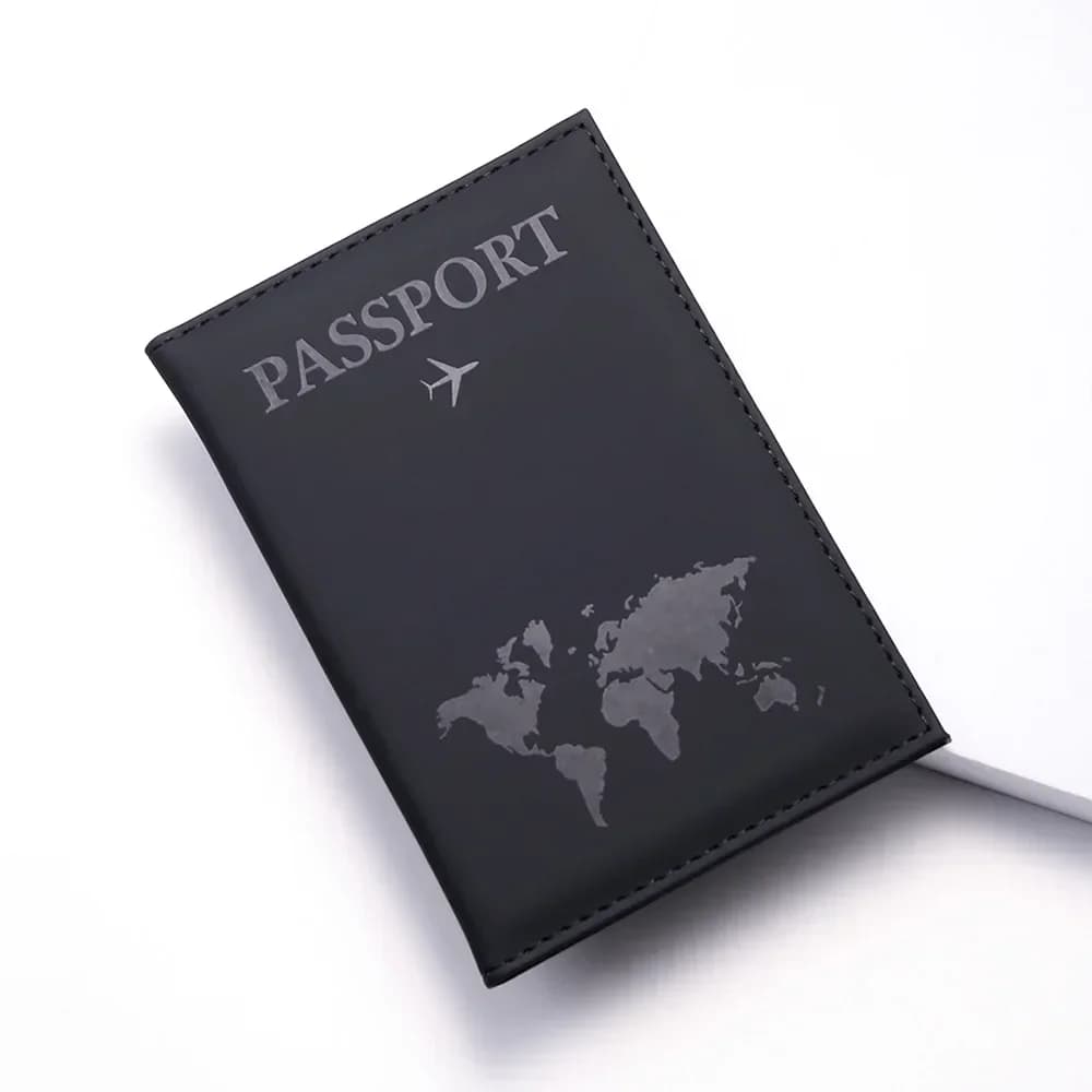 Amante Coppia Custodia per passaporto Semplice custodia per aereo Donna Uomo Portafoglio in PU Borsa da viaggio per documenti da viaggio per matrimoni