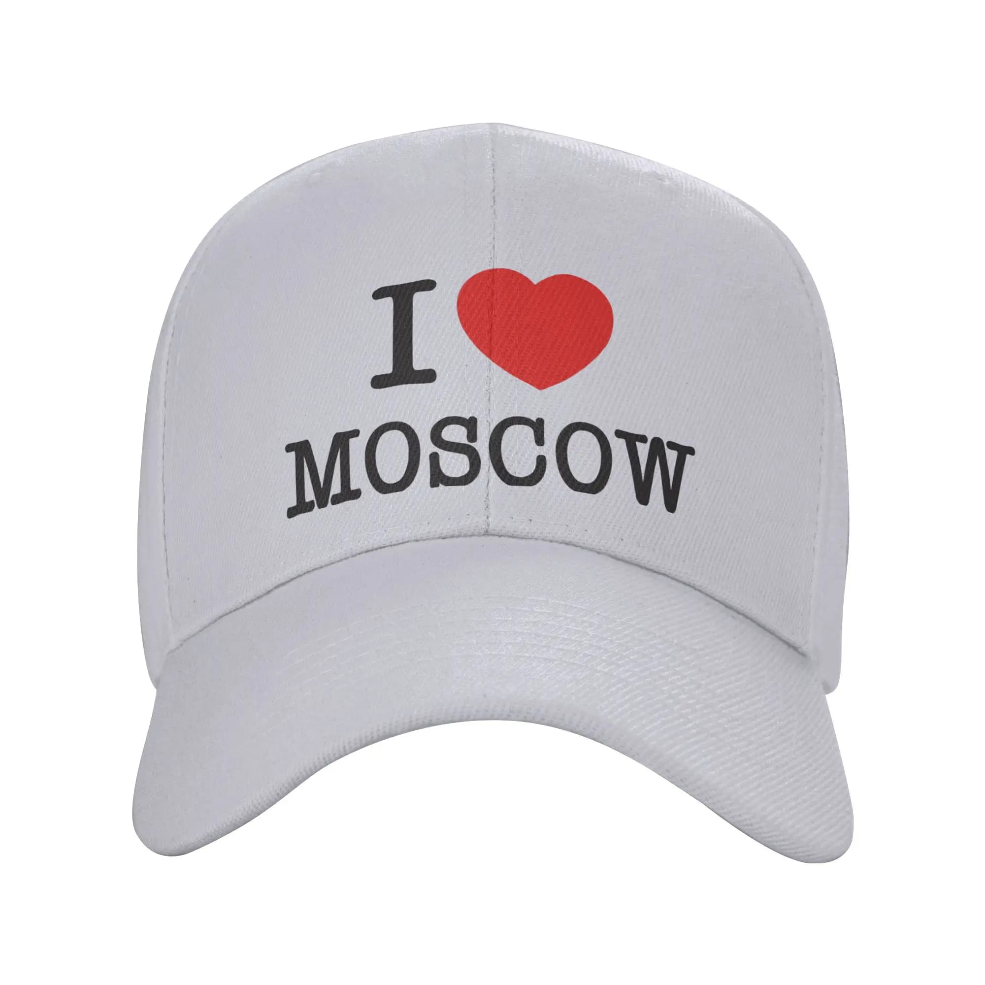 I Love Moscow Baseball Cap Vintage Trucker Hat Summer Couple Women Kpop Rock Snapback Cap