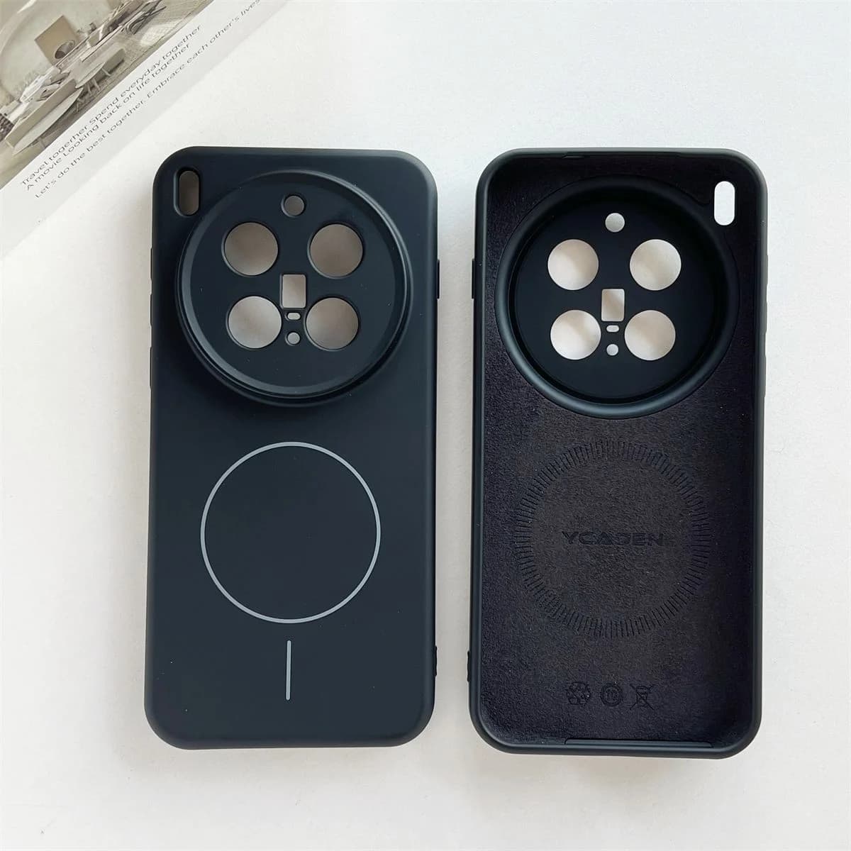 For VIVO X300 Ultra X200 Pro Case Magnetic Skin Feeling Liquid Silicone for Magsafe Case for Vivo X300S Wireless Charging Cover
