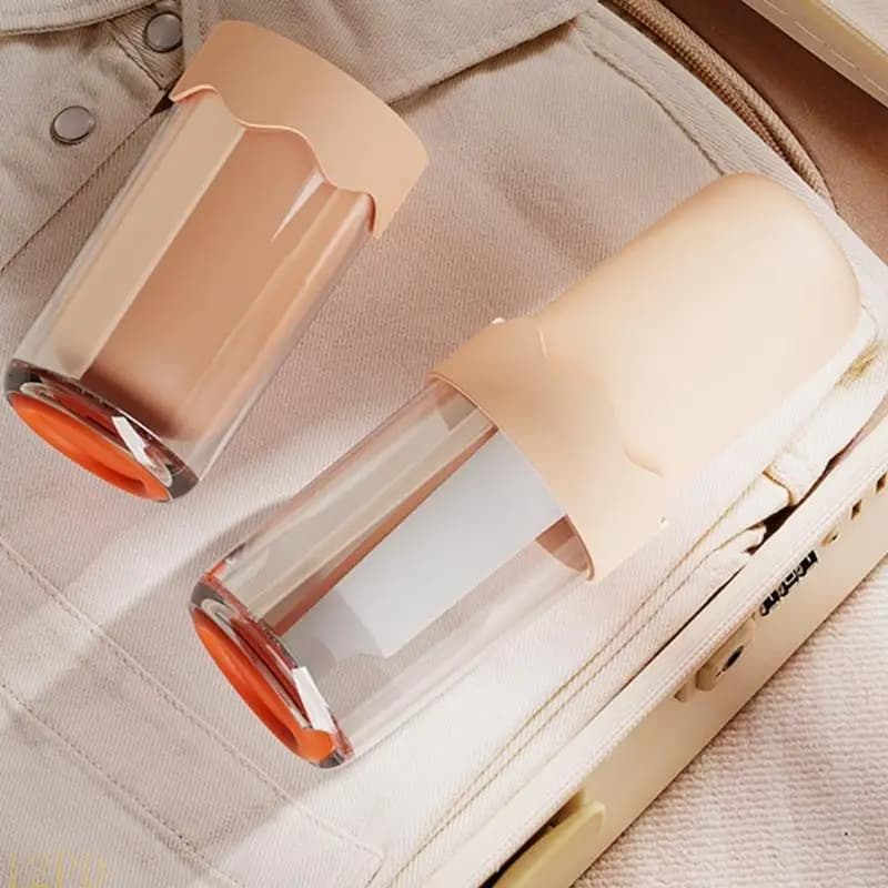 Custodia per spazzolino da viaggio da 12PD a prova perdite Porta accessori da campeggio trasparente essenziale resistente