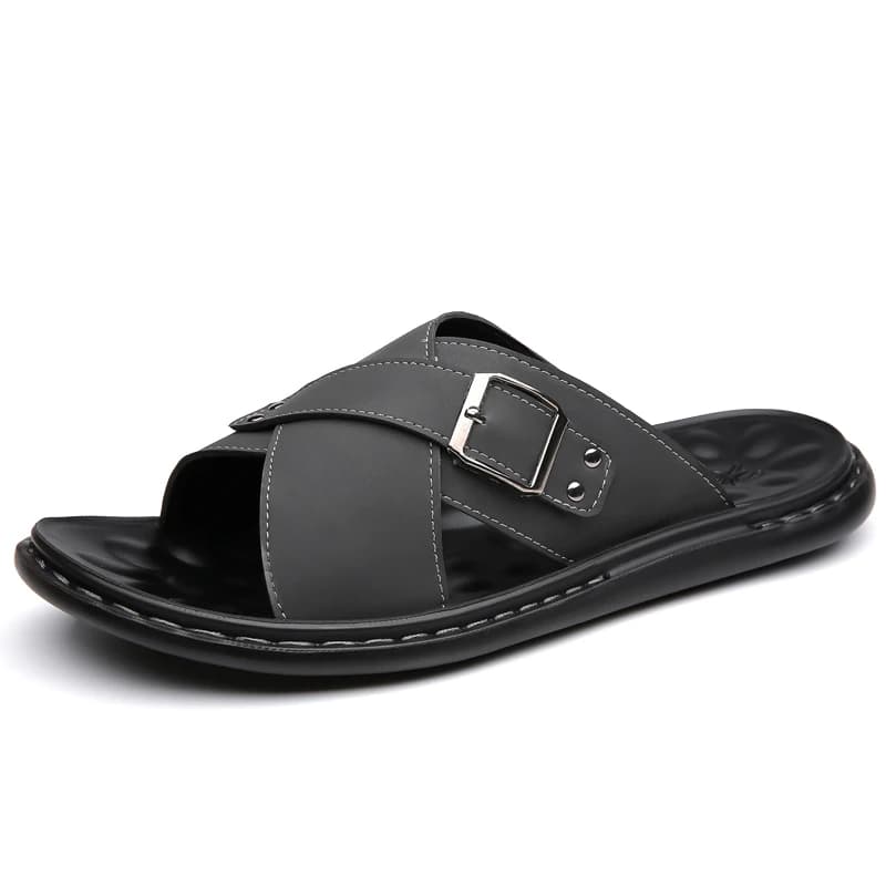New Men's Summer Sandals, Bivalent Ciabatte for Driving and Leisure, Anti-slip, Resistant to Usura, from Beach, Comodi e Morbidi, By Trend