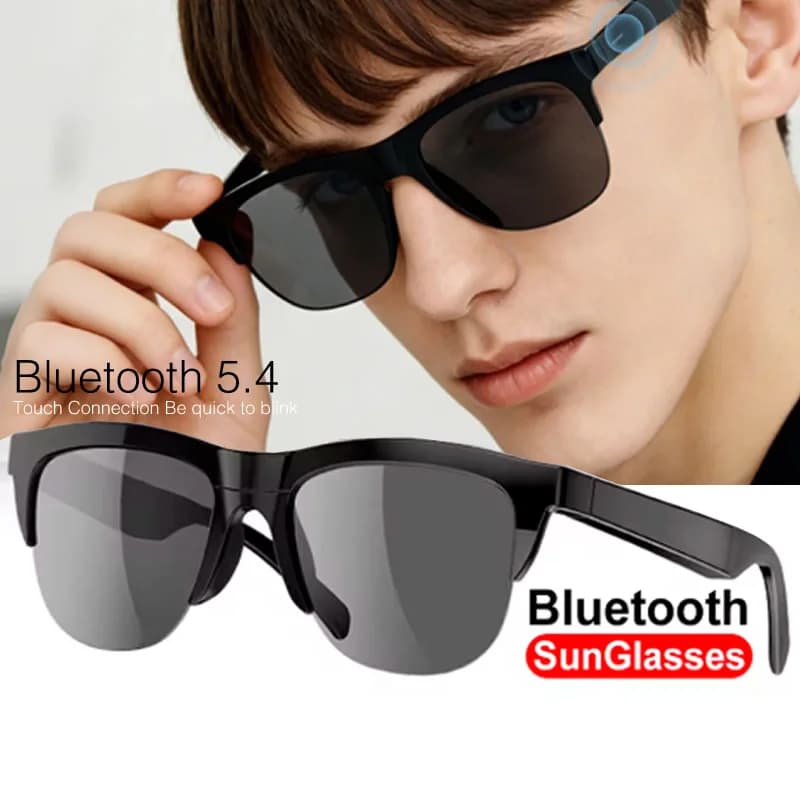 Smart Glasses Camera Controller New Music Sunglasses Headphones Wireless Bluetooth Call Headset HIFI Audio glasses For Android