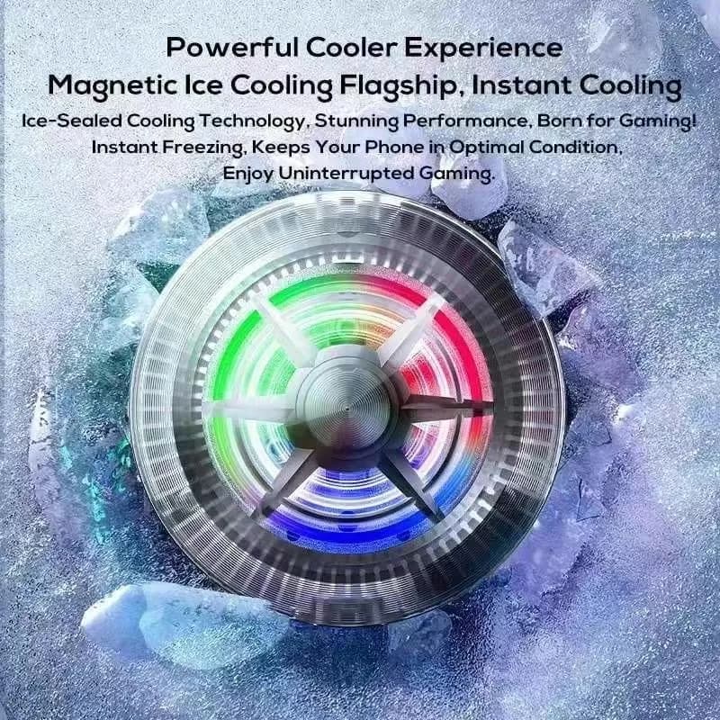 NUOVO S2 Ultrasottile Ghiaccio-freddo ABS Magnetico Semiconduttore Radiatore di Raffreddamento Del Telefono Mobile per IPhone Android Universale PUBG Gioco di Raffreddamento