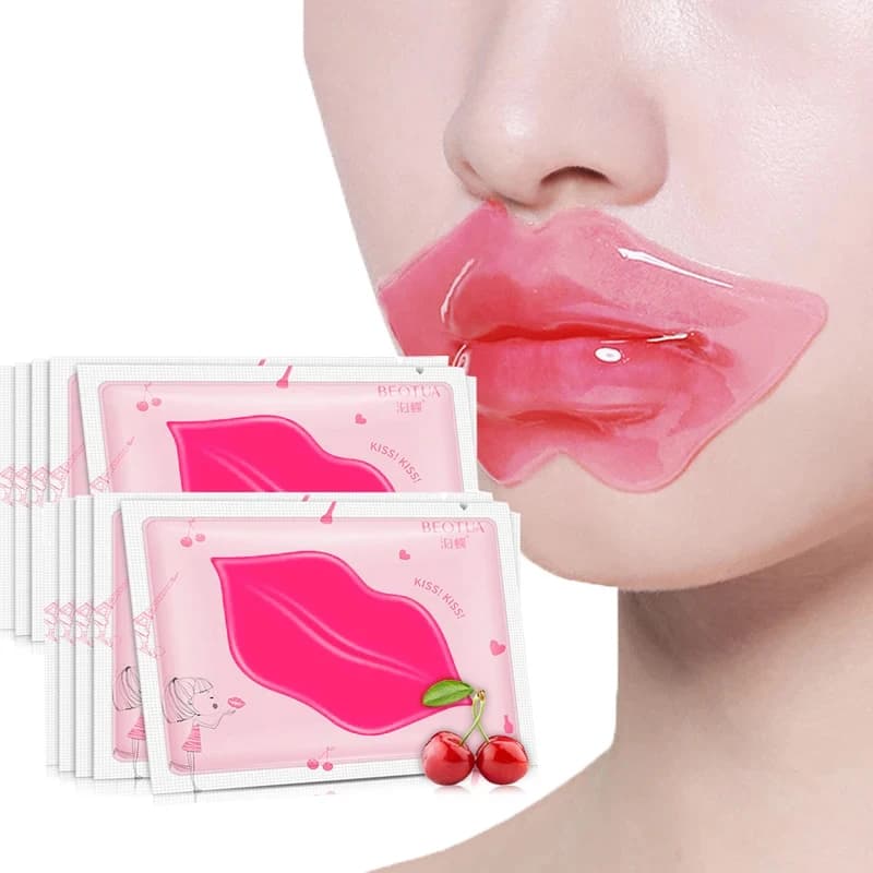 5/10 pezzi maschera per labbra idratante riparazione rimuovere le linee macchie schiarire la linea delle labbra maschera gel al collagene colore delle labbra prodotto per la cura della pelle