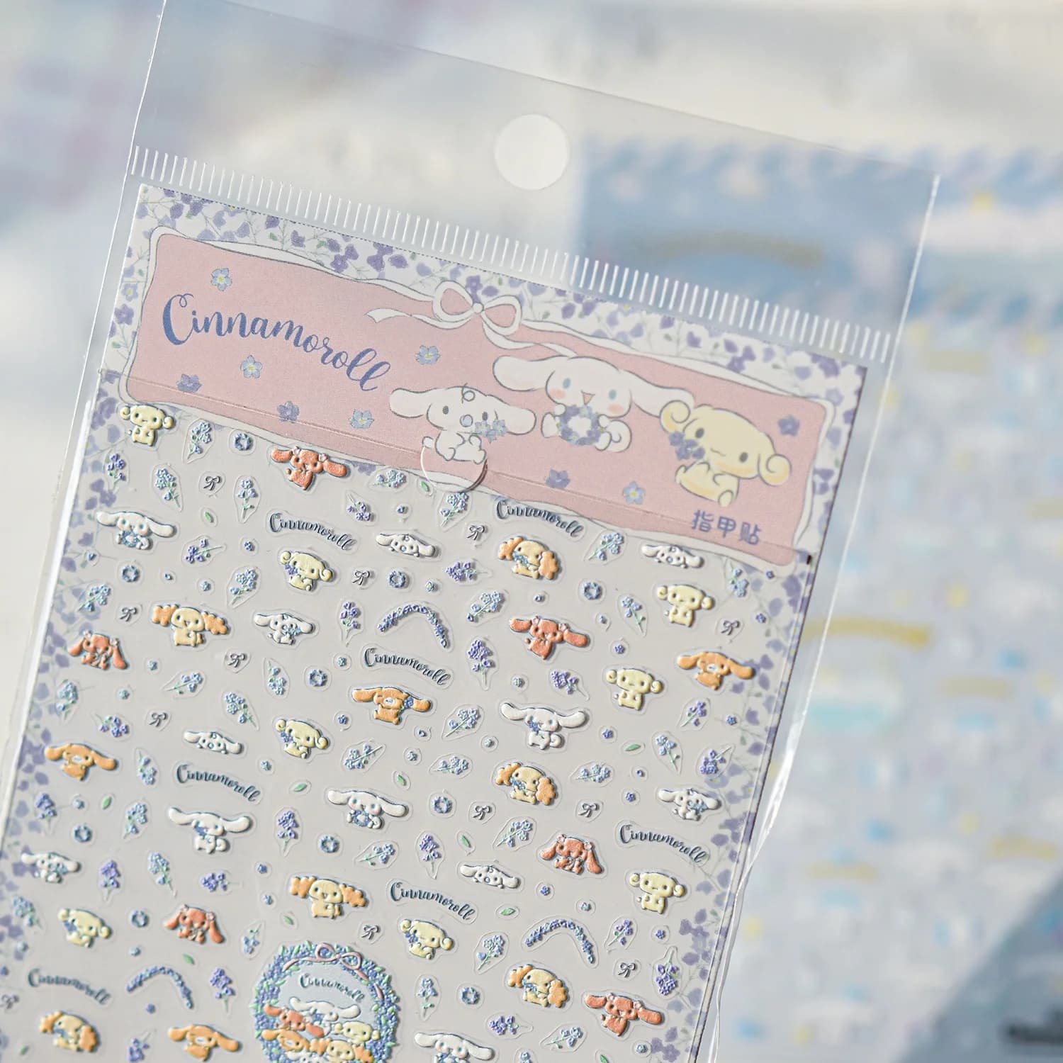 1 Pezzo Adesivi per Unghie 5D Cinnamoroll Kuromi, Serie Sanrio, Accessori Autoadesivi per Nail Art, Cartoni Animati Carini Hello Kitty