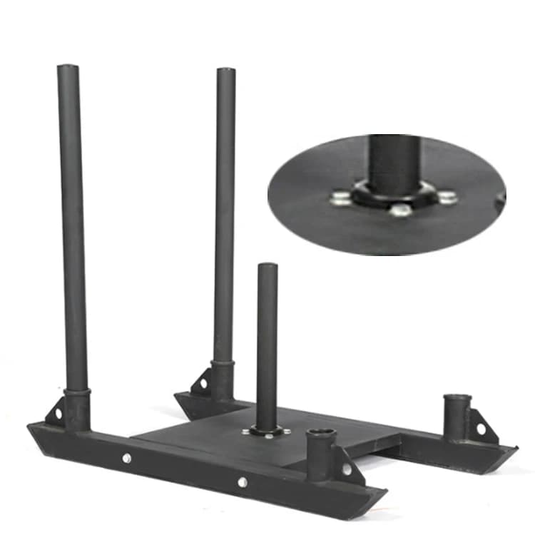 Steel Gym Equipment for Strength Training, Push and Traction with Weights