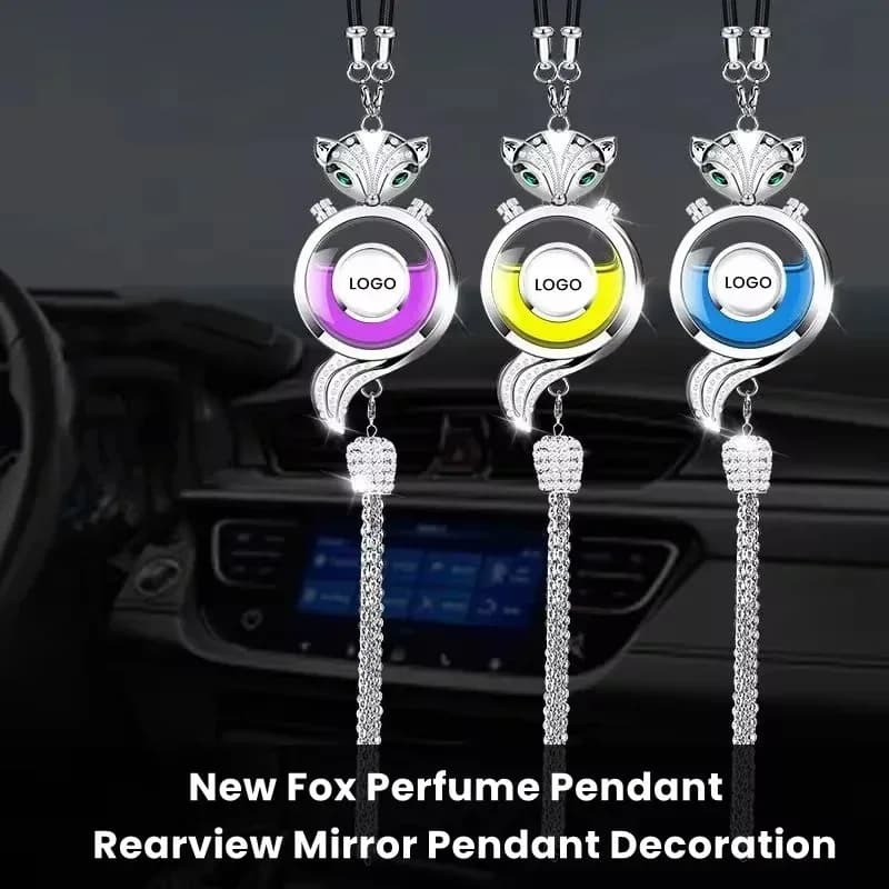 Auto FAI DA TE Pendant Perfume Deodorant for environments Rear Mirror Metal Lace Pendant Extended Perfume Vacuum diffuser for bmw Benz peugeot