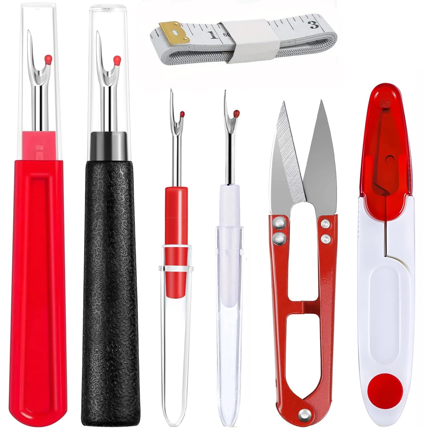 Kit per tagliare le cuciture per cucire Punto per cucire Filo per unpicker Taglierina per rimozione per cucito Strumento per ricamo e ricamo