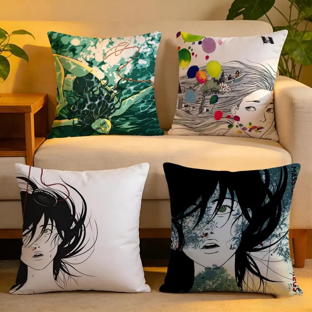 MASS OF THE FERMENTING DREGS Cushion Cover Linen Skin-Friendly Soft Decorative Case For Sofa Home Decor Pillow Cover