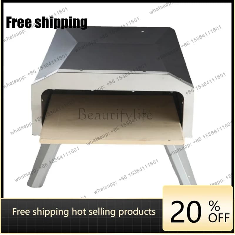 Zj.12 inch double-layer gas pizza oven fast commercial quick hot stone baking commercial