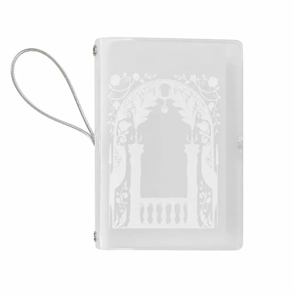 Frosted PVC TN Passport Holder Alice Dream Lace Pattern with Elastic Band Passport Wallet Travel Document Holder