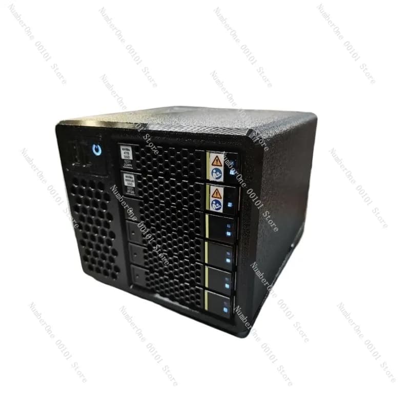 Mini Chassis NAS a 6 Bay per dischi da 2,5 pollici, Case per Storage All-Flash, Enclosure per Storage di Rete, Case Server Compatto Multi-Drive per Casa
