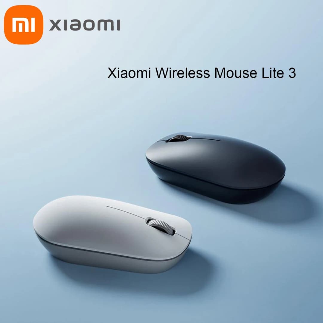 Mouse Wireless Xiaomi Lite 3 2.4GHz 1000DPI per Laptop e Computer, Mouse da Gaming Portatile Mi, Corpo Leggero, Prezzo Scontato Originale