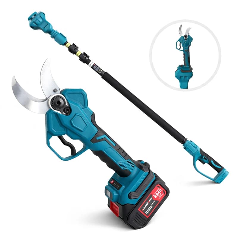 Attrezzi da Giardino Elettrici Professionali, Forbici da Potatura Telescopiche Pieghevoli Ricaricabili al Litio da 32mm