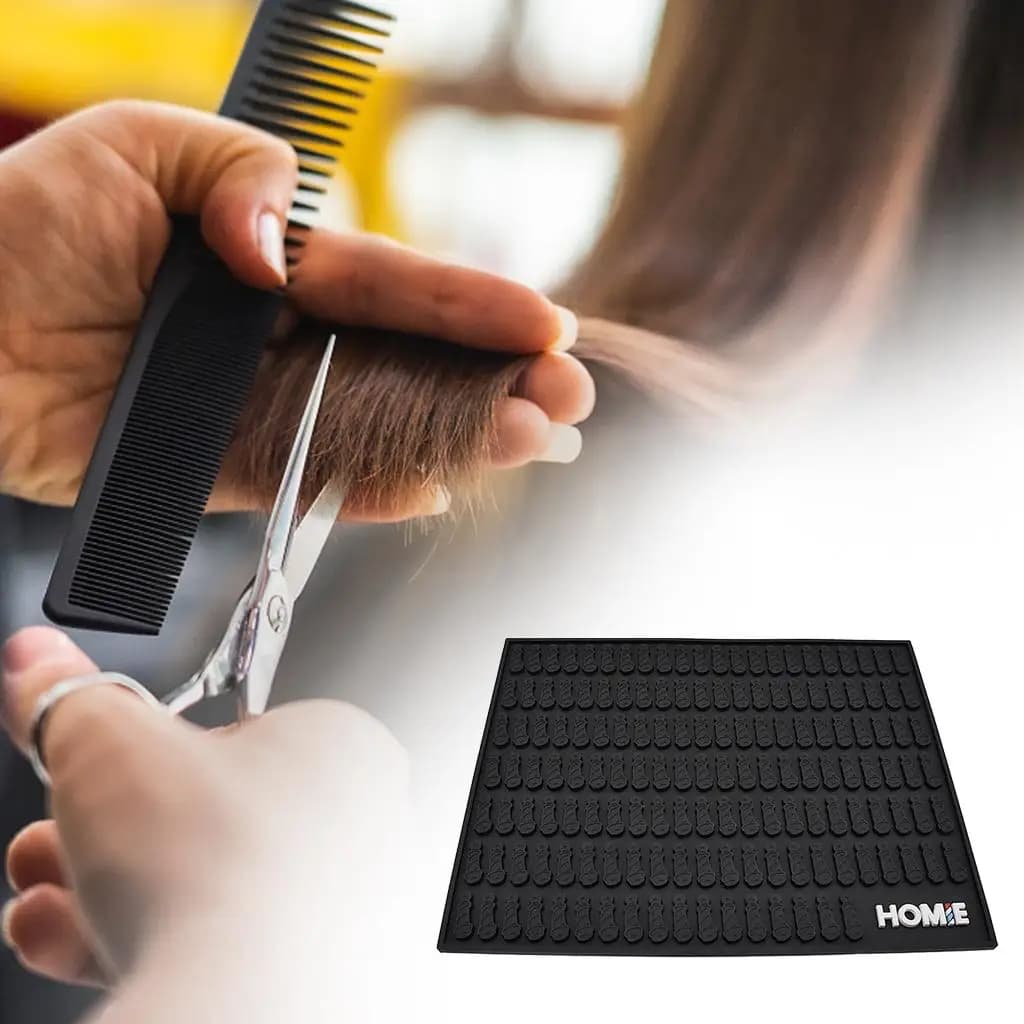 Styling Hair Tools Mat, Silicone Tray for Plate and Iron Curling Hair