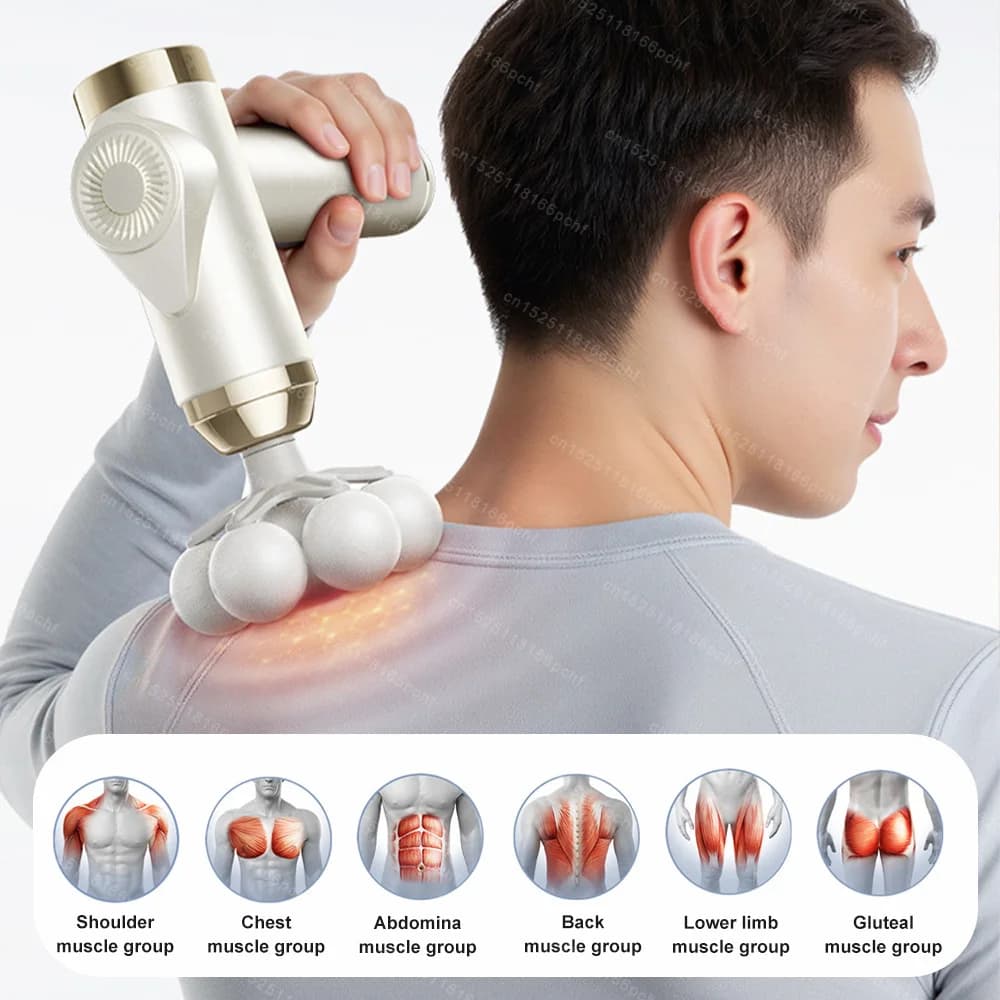 Smart Hit Massage Gun for Body, Back, Life and Spalle, Electric Massage for Relaxation, Fitness and Slimming