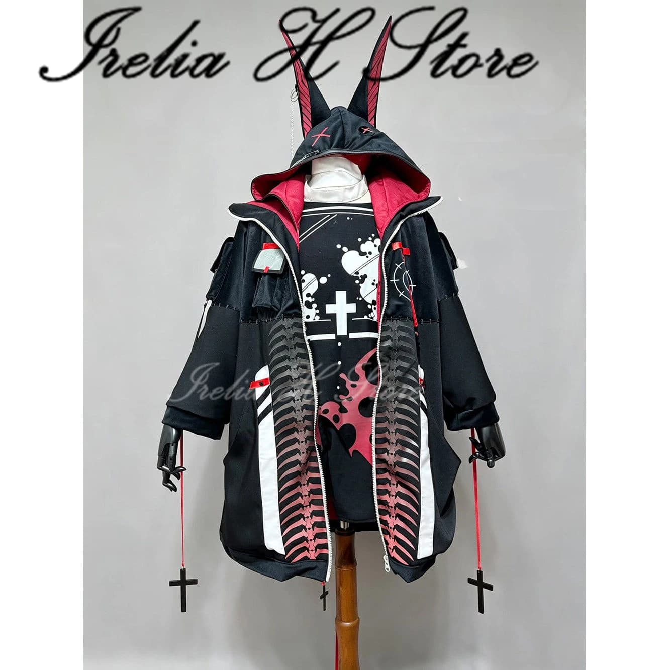 Irelia H Store VShojo K9Kuro Costume cosplay Abito di Halloween da donna Realizzato su misura
