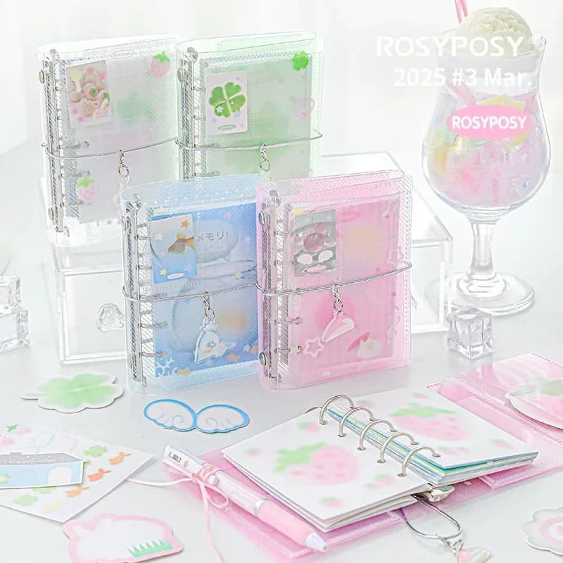 MINKYS M5 Raccoglitore portatile Notebook Planner Annuale Giornaliero Settimanale Agenda Libro Diario Libro Kawaii Cancelleria scolastica