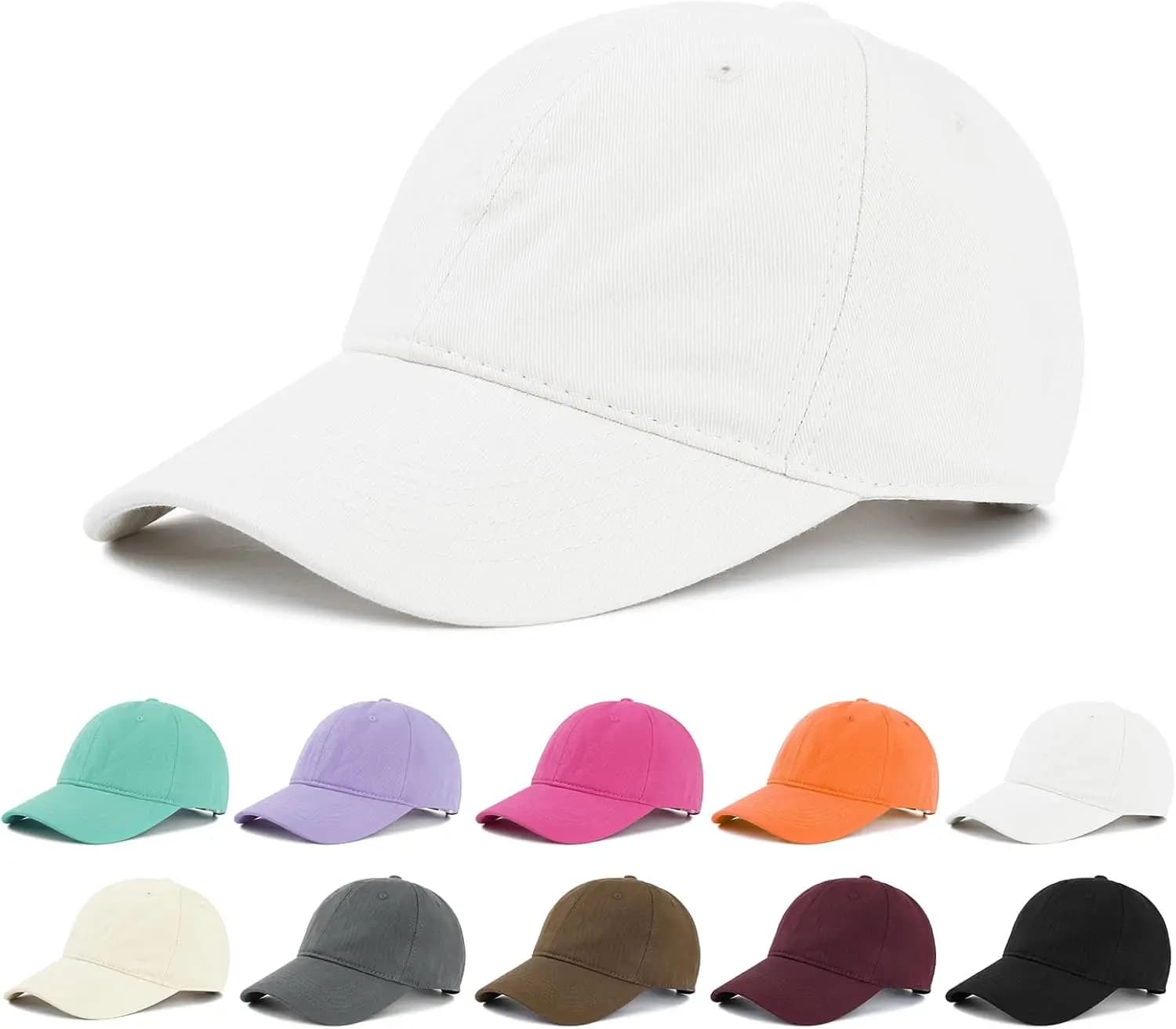 Cappellino da Baseball per Donna e Uomo, Cappello da Golf Tennis Baseball, Cappello da Corsa per Ragazzi, Cappellino Estivo con Foro per Coda di Cavallo, Carino