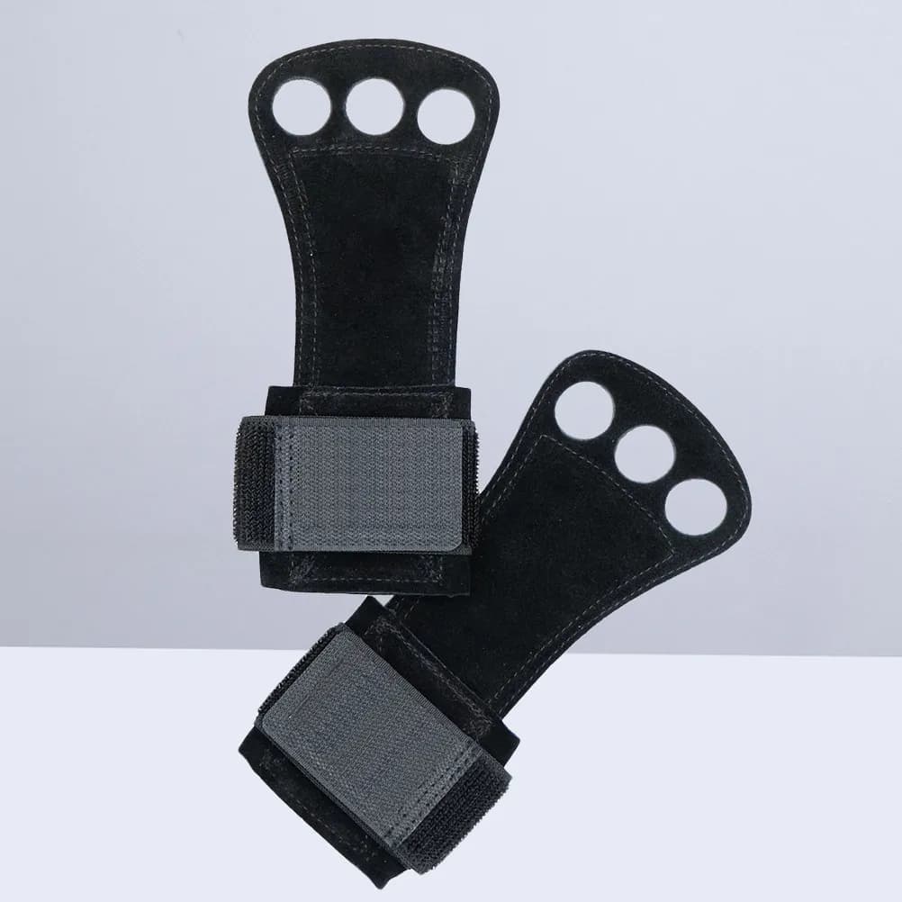 1 paio di guanti da sollevamento pesi senza dita, sottili e traspiranti, con supporto per il polso leggero e imbottitura resistente sul palmo, per la palestra
