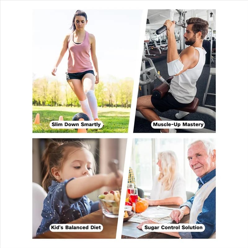 -ABCGQ stainless steel children's plates 2 packs, split plates for 9 inch portion control plates for adults Bariatric weight loss for diabetics